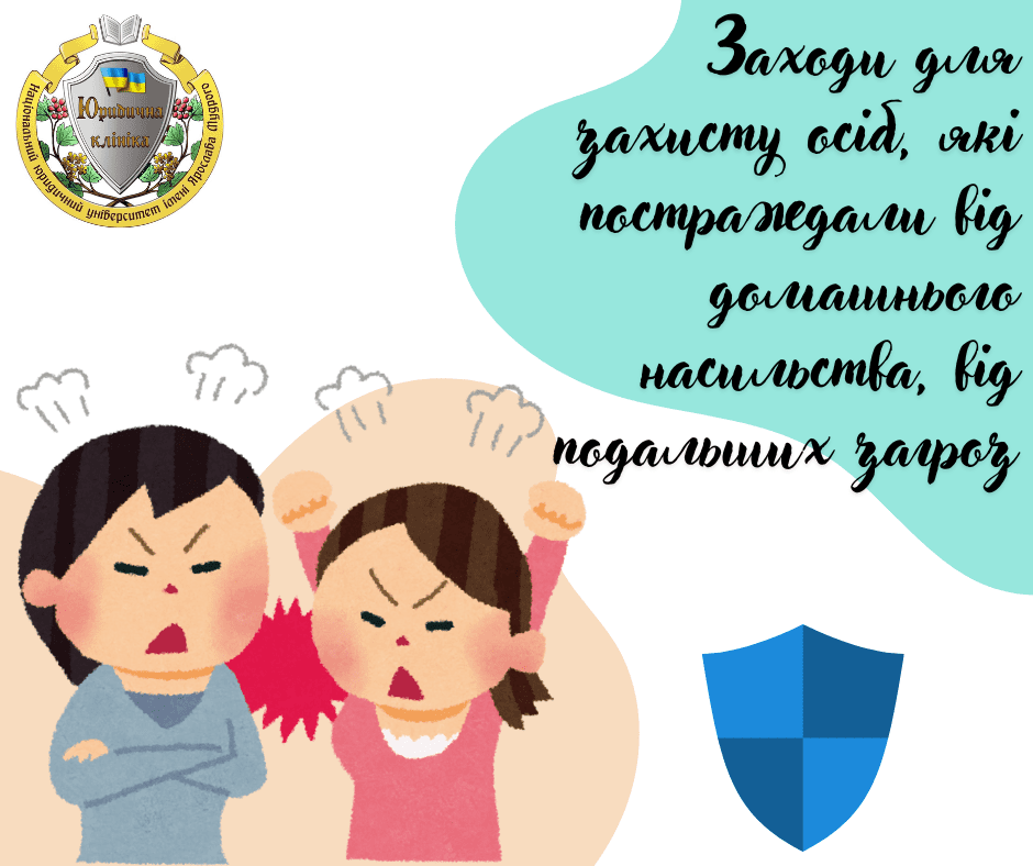 Заходи для захисту осіб, які постраждали від домашнього насильства, від подальших загроз